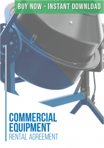 Buy Commercial Equipment Rental Agreement
