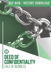 Buy Deed of Confidentiality
